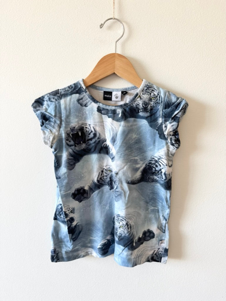 Molo Swimming Tiger T-Shirt • 6 years