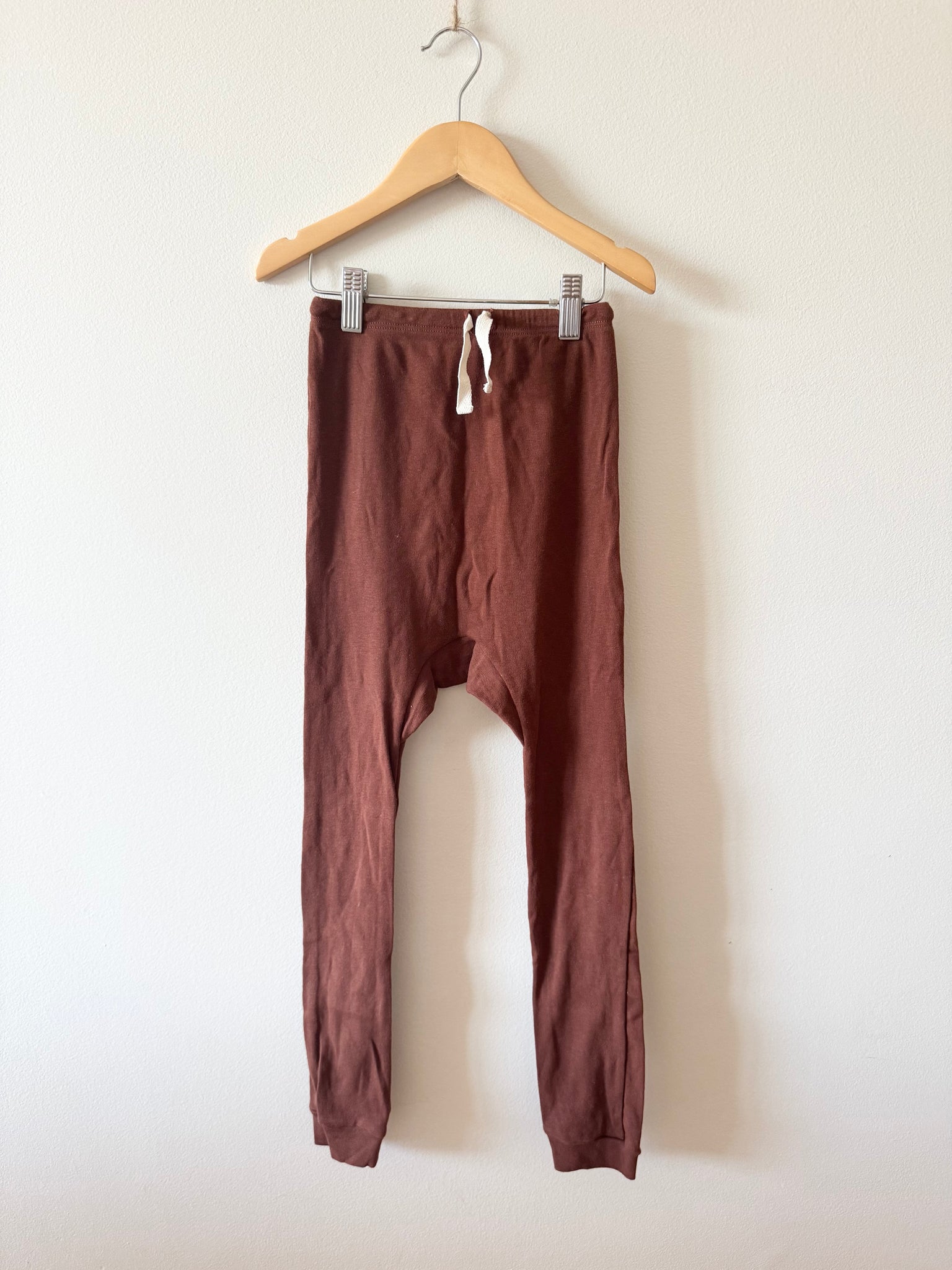 Mabo Brown Drawstring Pants with White String • 6-8 years