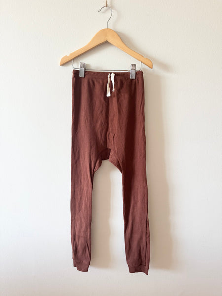 Mabo Brown Drawstring Pants with White String • 6-8 years
