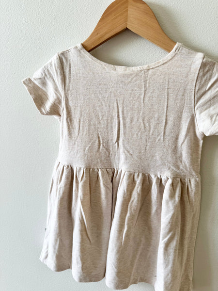 Haven Kids Short Sleeve T-Shirt Button Dress • 2-3 years