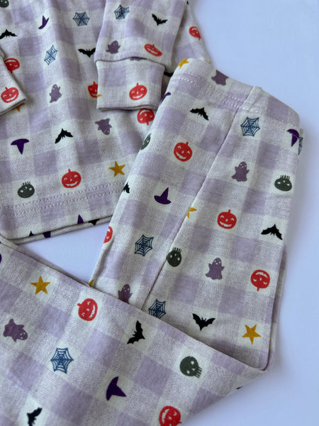 NEW Gap 2pc Halloween Plaid Jammies • 18-24 months