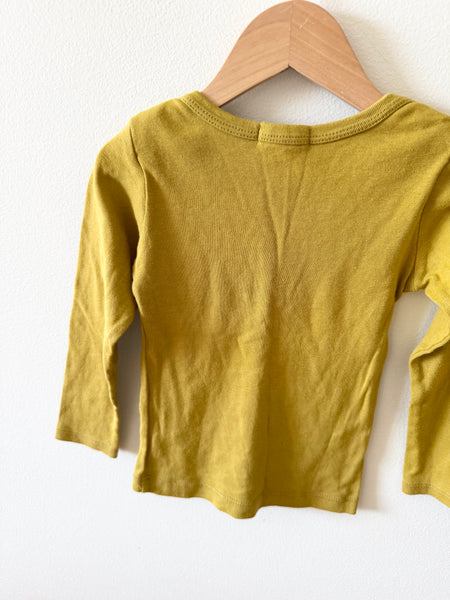 Mabo Gold Long Sleeve Cotton Top • 2-3 years