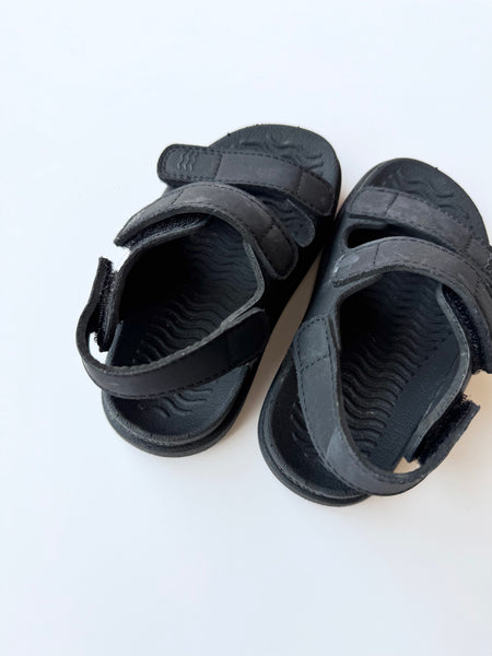 Natives Black Sandals • 7c