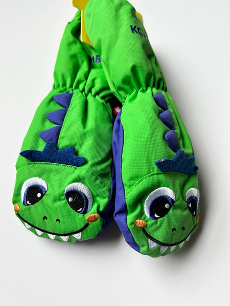 NEW Kombi Theodore the Dragon Long Mittens • 4-5 years