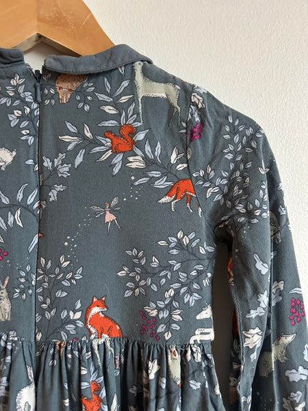 Mini Boden Forest Friends Blue Dress • 18 months - 3 years