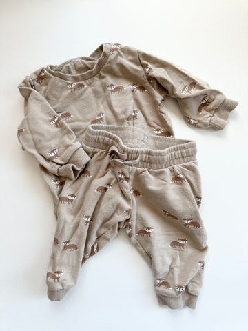 H&M 2pc Fox Set • 3-6 months