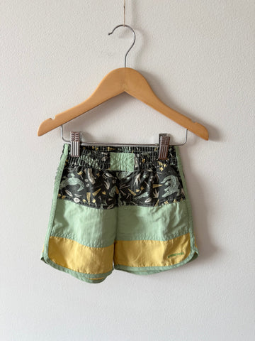Patagonia Green Colourblock Baggies Shorts • 5 years