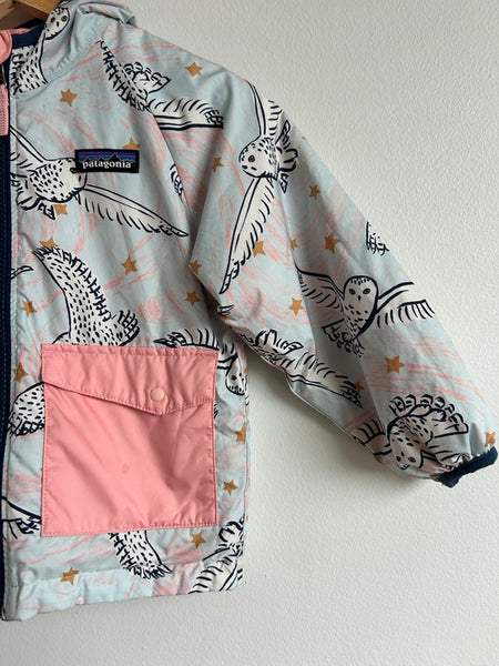 Patagonia Owl Reversible Puffball Blue and Pink • 2 years