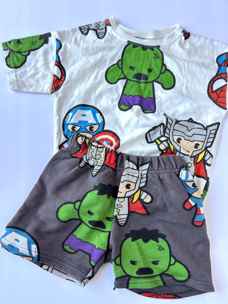 Zara x Marvel 2pc Short Set • 3 years