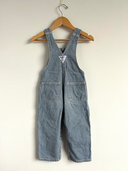Vintage OshKosh Railroad Stripe Overalls • 3 years