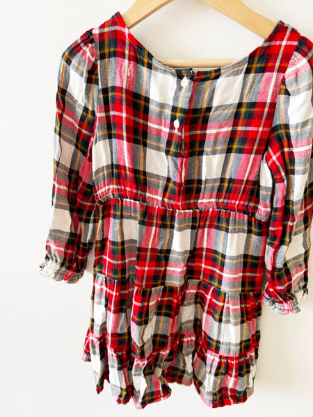 Old Navy Plaid Ruffle Dress • 3 years