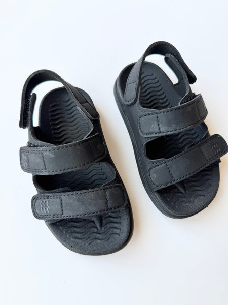 Natives Black Sandals • 7c