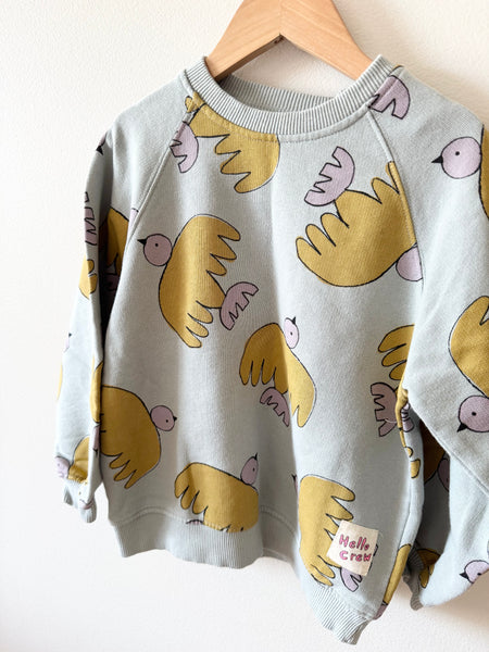 Zara Blue Bird Sweatshirt • 6 years