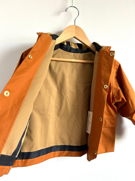 Fairechild Burnt Orange Rainjacket • 2-4 years