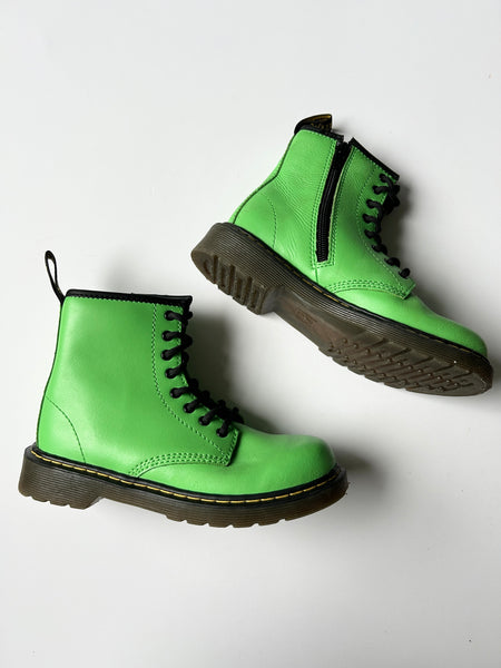 Doc Marten's Neon Green Delaney "Slime" Boots • 2y