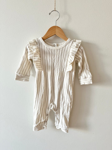 Pehr Ruffled Cotton Romper • 3-6 months