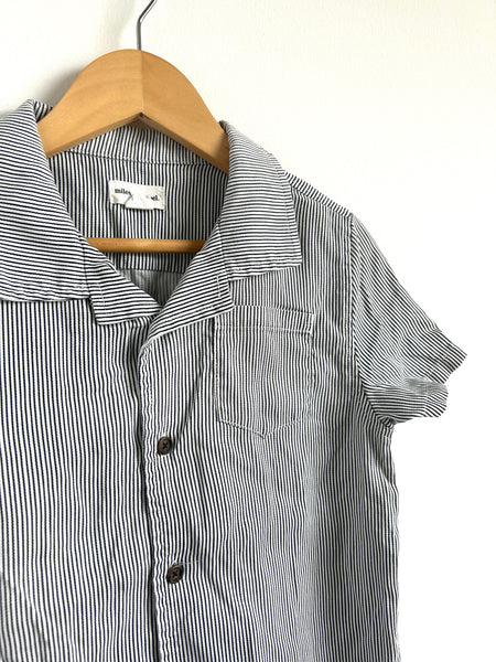 Miles the Label Striped Vacation Shirt • 6-7 years