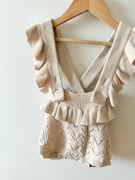 NEW Jamie Kay Knit Pointelle Romper • 2 years