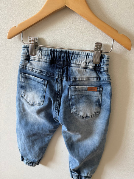 NEW Milon Jogger Style Jeans with Drawstring • 1-2 years