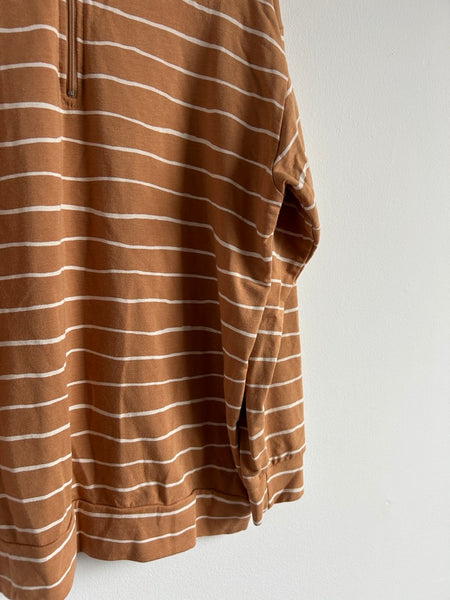 Jax and Lennon Striped 1/4 Zip Sweater • 10-11 years (YL)