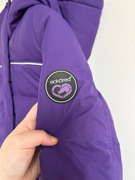 Vintage Y2K Ecko Red Purple Down Parka • 5-6 years