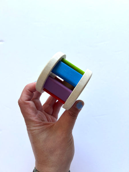 Plan Toys Rainbow Wooden Rattle