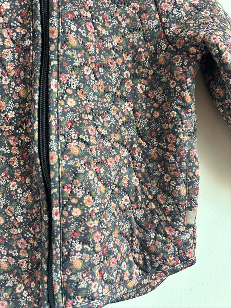 Wheat Quilted Floral Thermowear Floral Jacket • 2 years