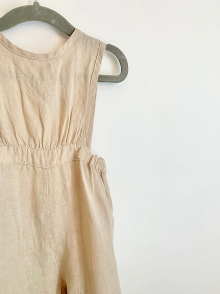 The Simple Folk Linen Wide Leg Romper • 12-18 months