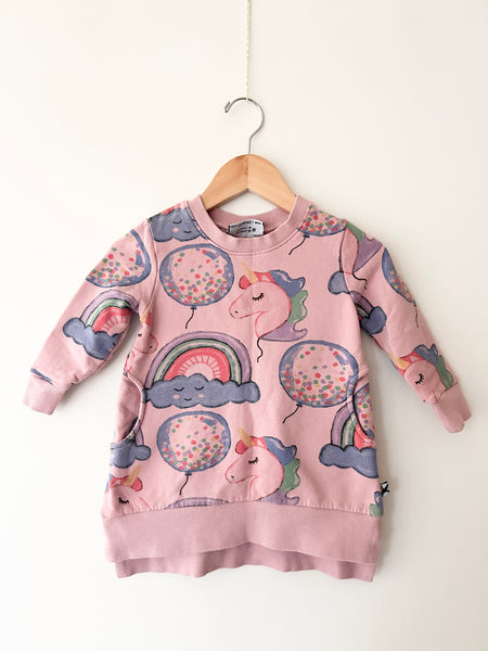 Minti Thick Unicorn Rainbow Sweatshirt • 2-3 years *