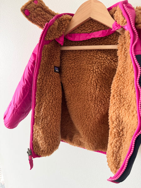 Patagonia Pink and Navy Tribbles Jacket • 2 years