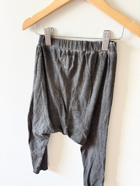 Nununu Drop Crotch Grey Pants • 4-6 years
