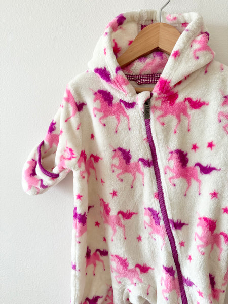 Hatley Fuzzy Unicorn Bunting • 6-12 months