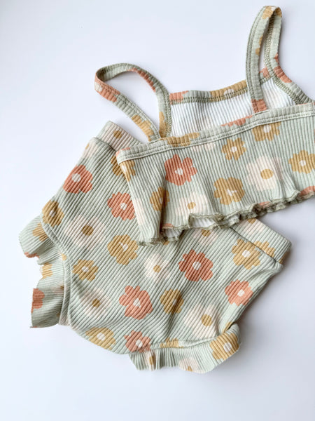 Wild Wawa 2pc Floral Crop Set • 6-18 months