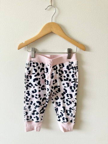 Bonds Pink Cheetah Print Joggers • 18-24 months 