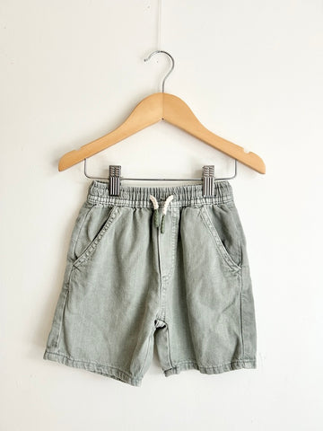 Zara Blue Denim Shorts • 3-4
