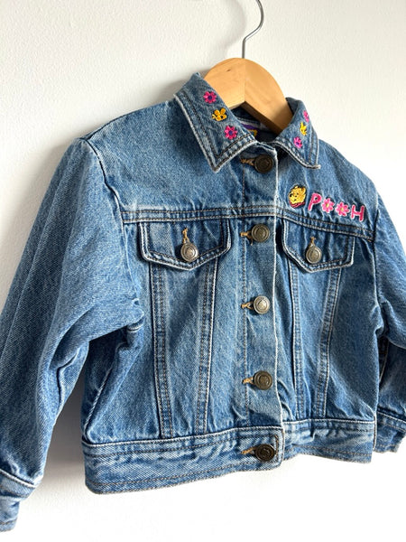 Vintage Pooh Denim Jacket • 1-2 years