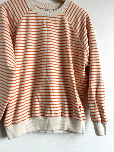 Emile et Ida Orange Striped Sweatshirt • 9-11 years
