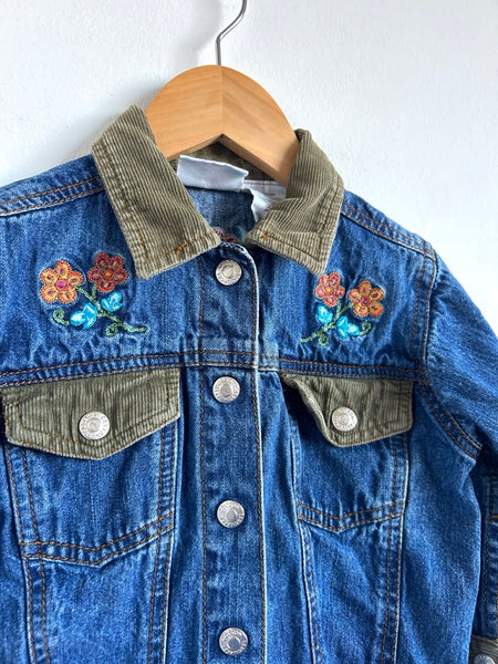 Vintage Cotton Resources Embroidered Denim Jacket ¨• 2 years