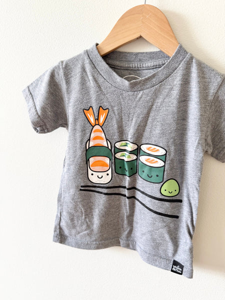 Whistle and Flute Sushi T-Shirt • 1-2 years