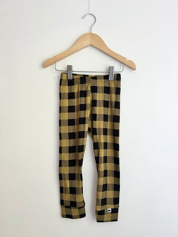 Little and Lively Checkered Leggings • 3 years