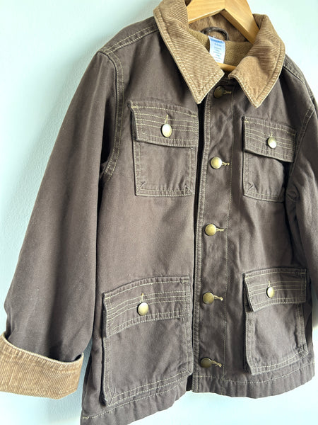Gymboree Fleece Lined Chore Jacket • 5-6 years (small)