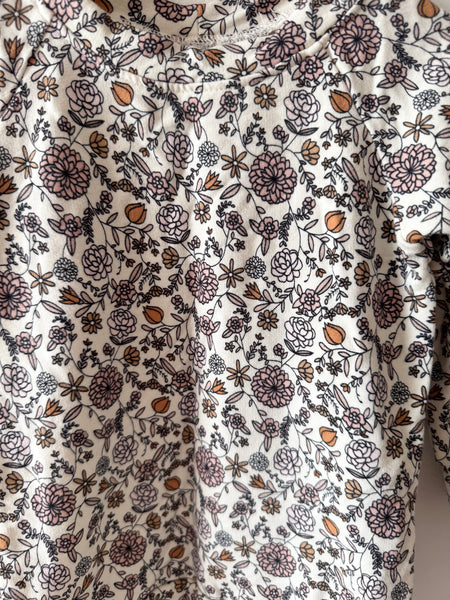 Jax and Lennon Floral Long Sleeve Dress • 12-18 months
