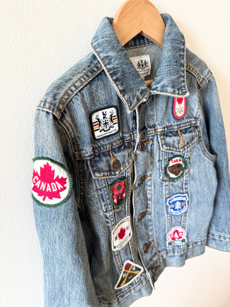 HBC Denim Jacket with Patches • 5 years