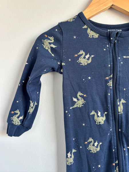 Petit Lem Dragon Footed Sleeper • 12-18 months
