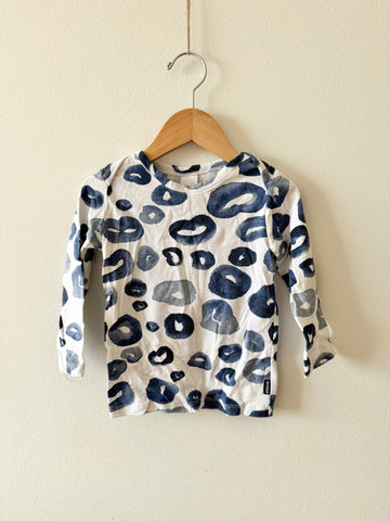 Bonds Blue and White Long Sleeve Top • 1-3 years