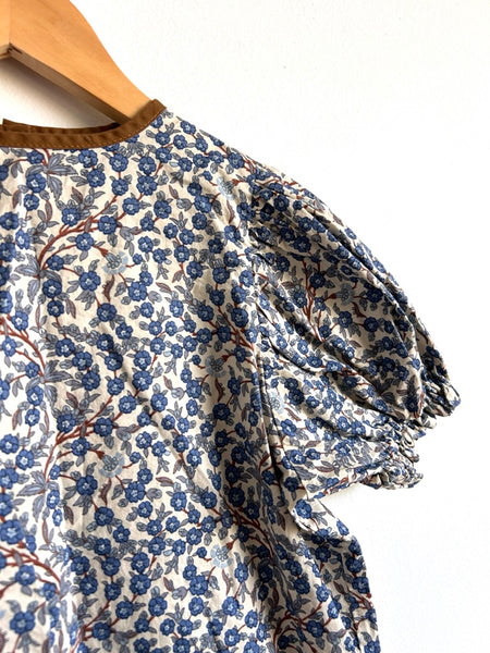 Babycity Floral Cotton Short Sleeve Blouse • 5-7 years