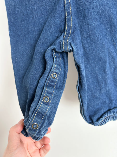 Vintage Liberty Denim Overalls • 6-18 months