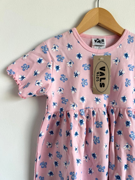 NEW Val's Kids Vintage Cotton Deadstock T-Shirt Dress • 4-6 years