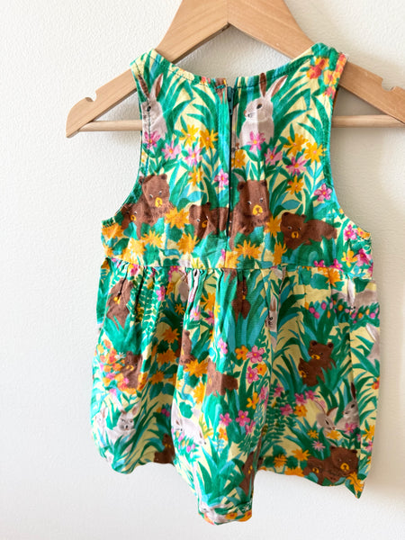 The Clown Group Kidswear Woodland Animals Tank Dress • 12-18 months
