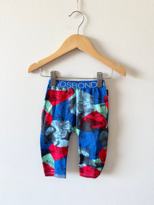Bonds Blue, Red + Black Stretchies Pants • 6-12 months
